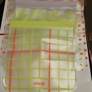 ello Reusable Snack & sandwich & fruit Bags - 5 Pack new not in original pack/